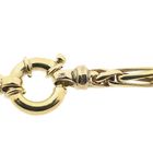 Image 4 of Gold foxtail link necklace | 43 cm