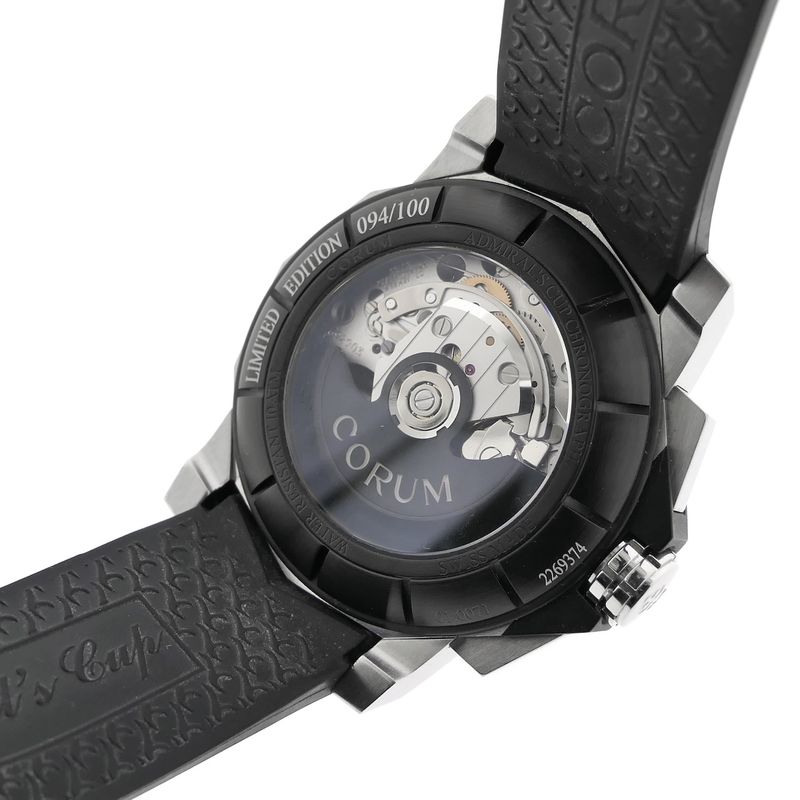 Image 13 of Corum Admiral's Cup Challenger Chronograph 753.671.98; Limited Edition men's watch