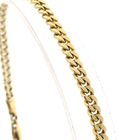 Image 3 of Flat Gourmet Link Bracelet in Yellow Gold