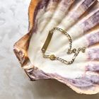 Image 4 of Gold Tweety children's bracelet with engraving plate | 16 cm