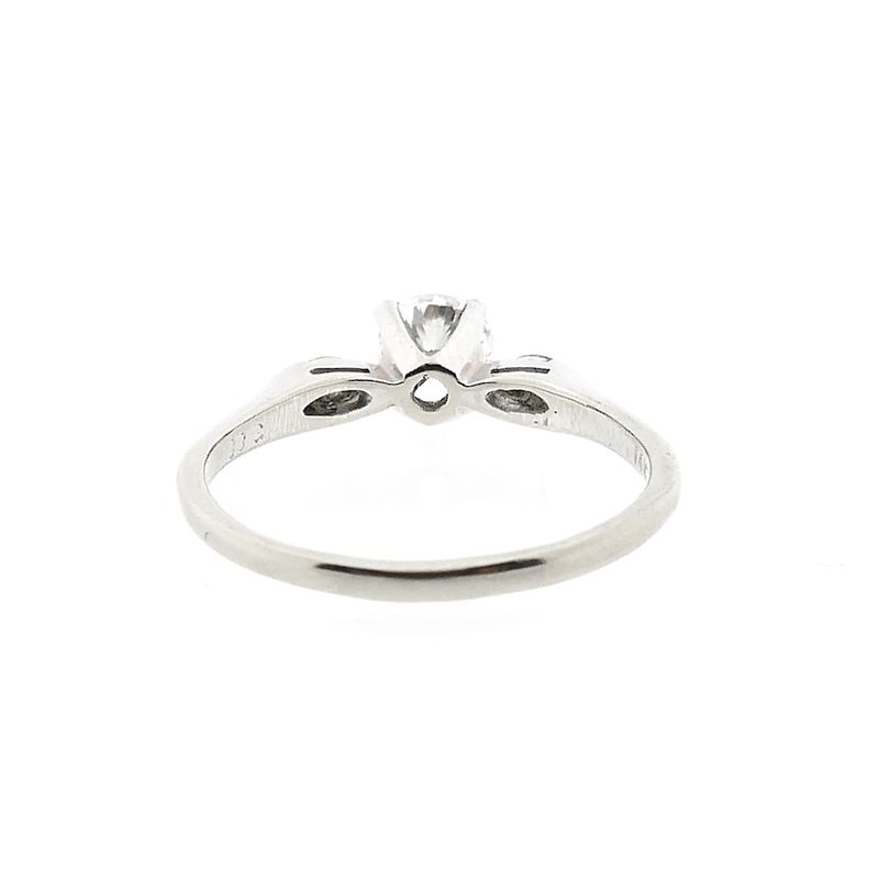 Afbeelding 4 van Witgouden solitairring met diamant; 0,54 ct.