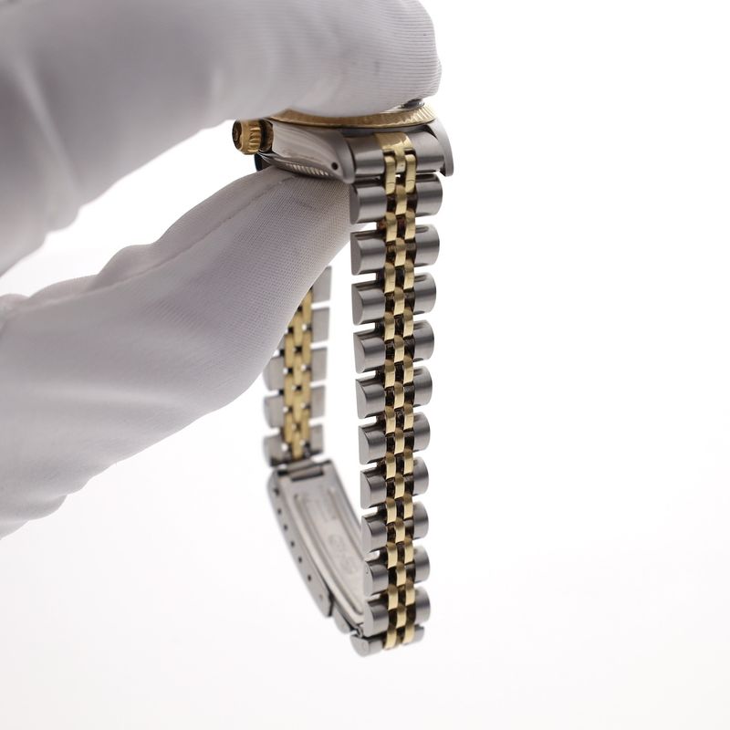 Image 21 of Rolex Oyster Perpetual Lady-Date 26mm 6917; Vintage 18k gold/steel women's watch