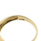 Image 6 of Gold solitaire ring with blue diamond | 0.50 ct.