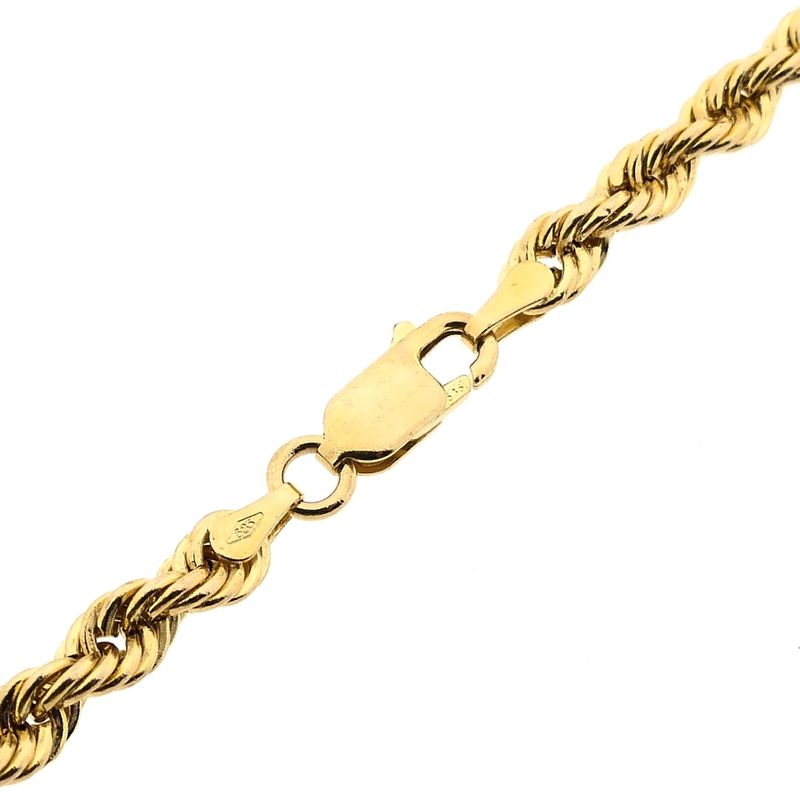 Image 7 of Twisted Gold Link Necklace