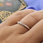 Image 4 of Gold ring with diamonds; 0.21 ct.