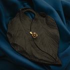 Image 2 of Gold pendant with carnelian