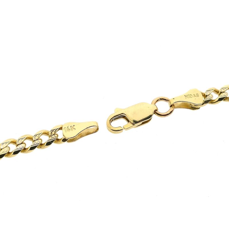 Image 3 of Midas Gold Gourmet Link Necklace; 14 Karat; 47.5 cm