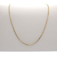 Gold anchor link chain | 67 cm