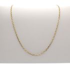 Image 1 of Gold anchor link chain | 67 cm