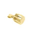 Image 5 of Gold pendant with uncut diamond