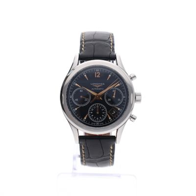 Image 1 of Longines Column-Wheel Heritage Chronograph; Automatic men's watch