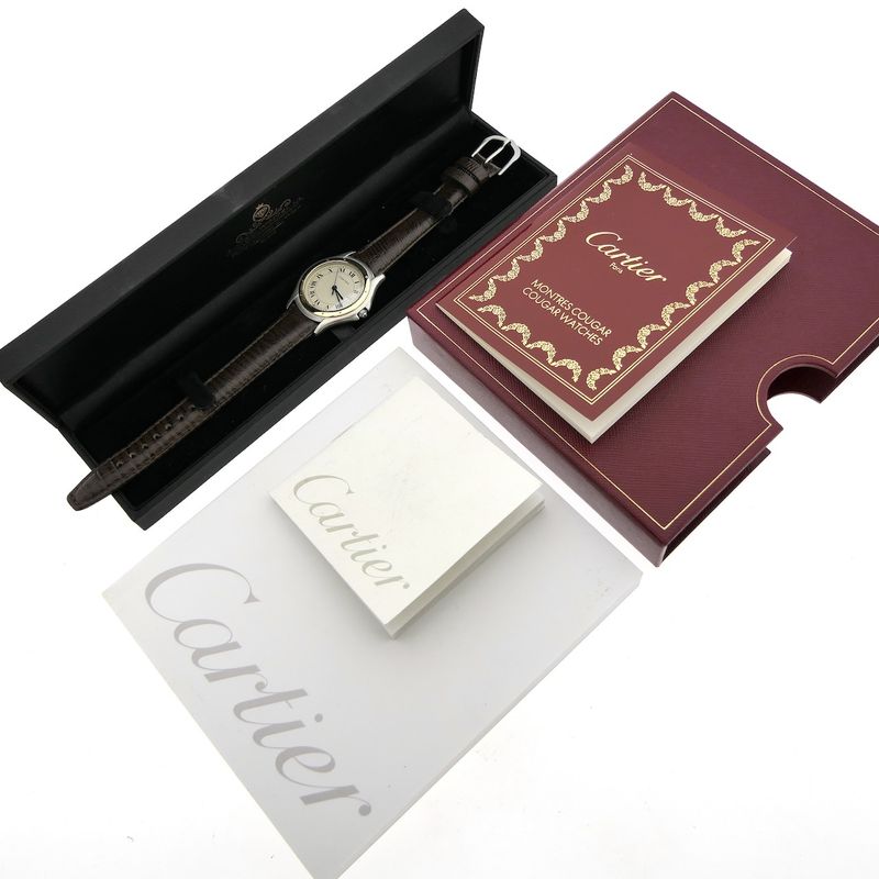 Image 4 of Cartier Cougar; Gold/steel unisex watch