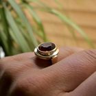 Image 11 of Vintage gold solitaire ring with citrine