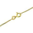 Image 4 of Gold flat gourmet link chain | 51.5 cm