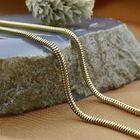 Image 10 of Gold snake link chain