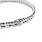 Image 3 of 18K white gold link bracelet with diamond; 0.55 ct. | 18.5 cm