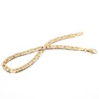 Image 4 of Gold flat infinity link bracelet | 21 cm