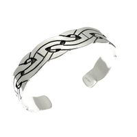 Silver tribal slave bracelet | Ø 62 mm