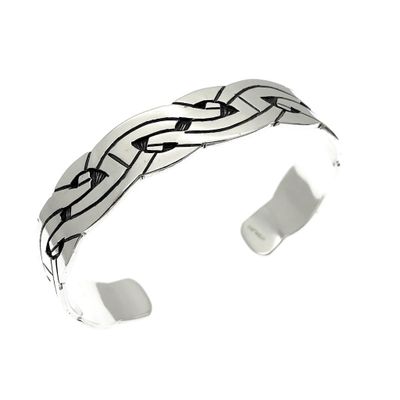 Image 1 of Silver tribal slave bracelet | Ø 62 mm