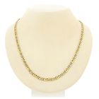 Image 1 of Two-tone gold fantasy link chain | 61.5 cm