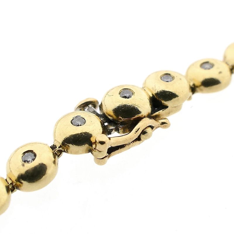Afbeelding 3 van Gouden tennisarmband met diamant; 0,53 ct. 