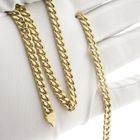 Image 9 of Gold gourmet link chain | 60.5 cm