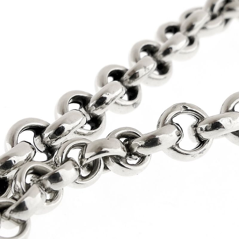 Image 5 of Silver jasseron necklace | 52 cm