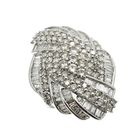 Image 1 of Exclusive cluster cocktail ring with diamond; baguette and brilliant cut 5.00 ct