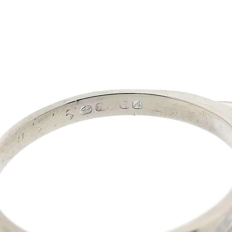 Image 6 of White gold ring with diamond 0.025 ct.