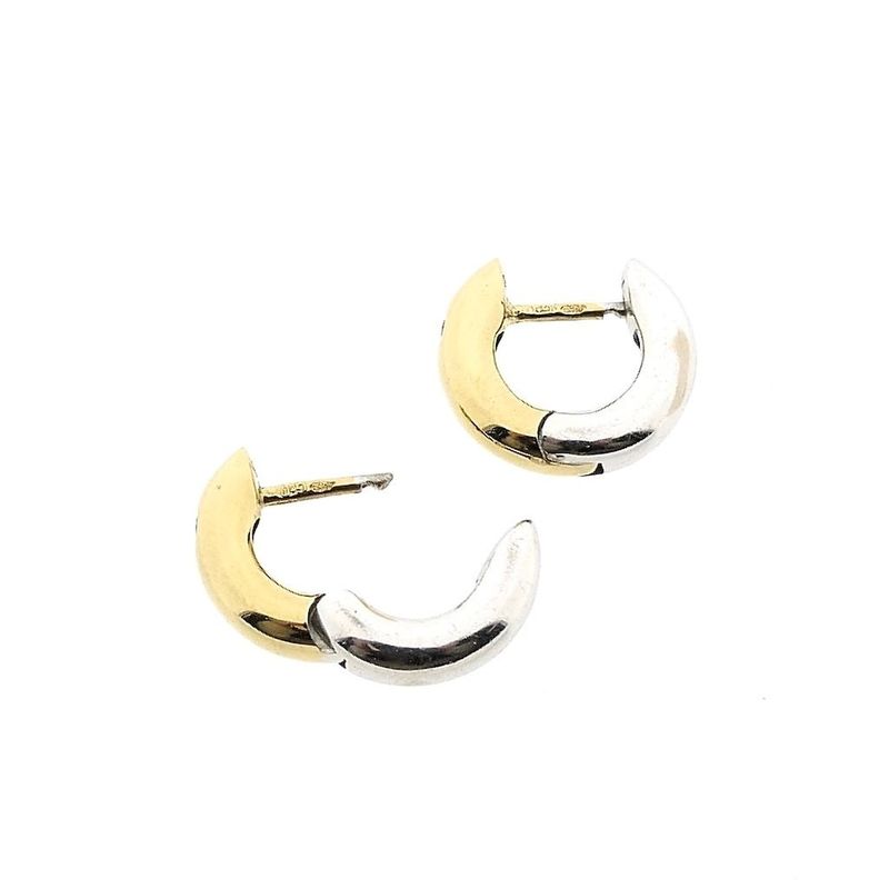 Image 5 of Two-tone gold earrings