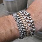 Image 3 of Gold tennis bracelet with 0.82 ct. diamond | 20 cm