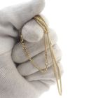 Image 7 of Gold gourmet link necklace | 38.5 - 43.5 cm