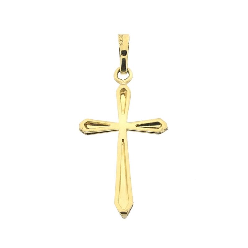 Image 3 of Gold pendant of a cross