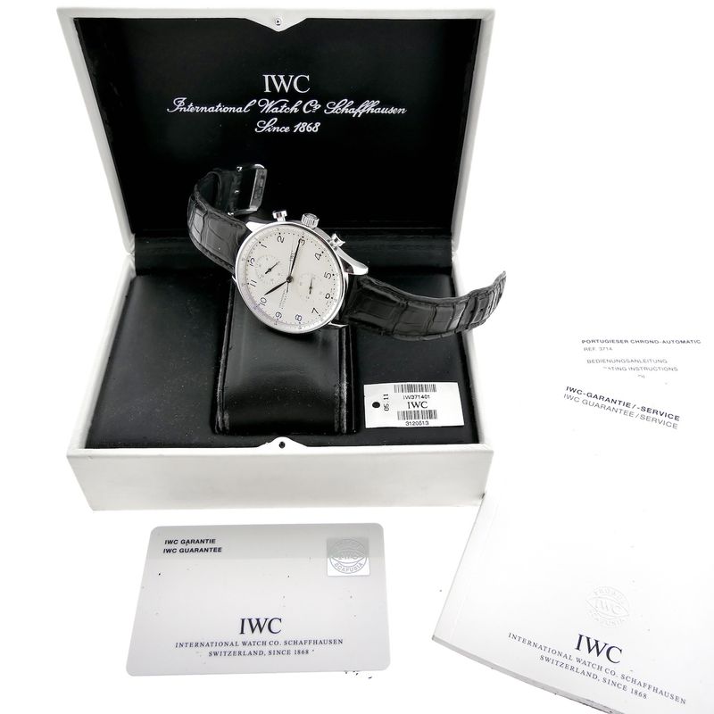 Image 16 of IWC Portuguese Chronograph IW371401; Automatic men's watch
