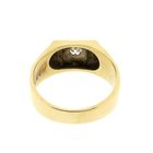 Image 4 of Two-tone gold solitaire ring with diamond | 0.36 ct.