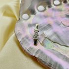 Image 2 of Gold minimalist pendant with zirconia