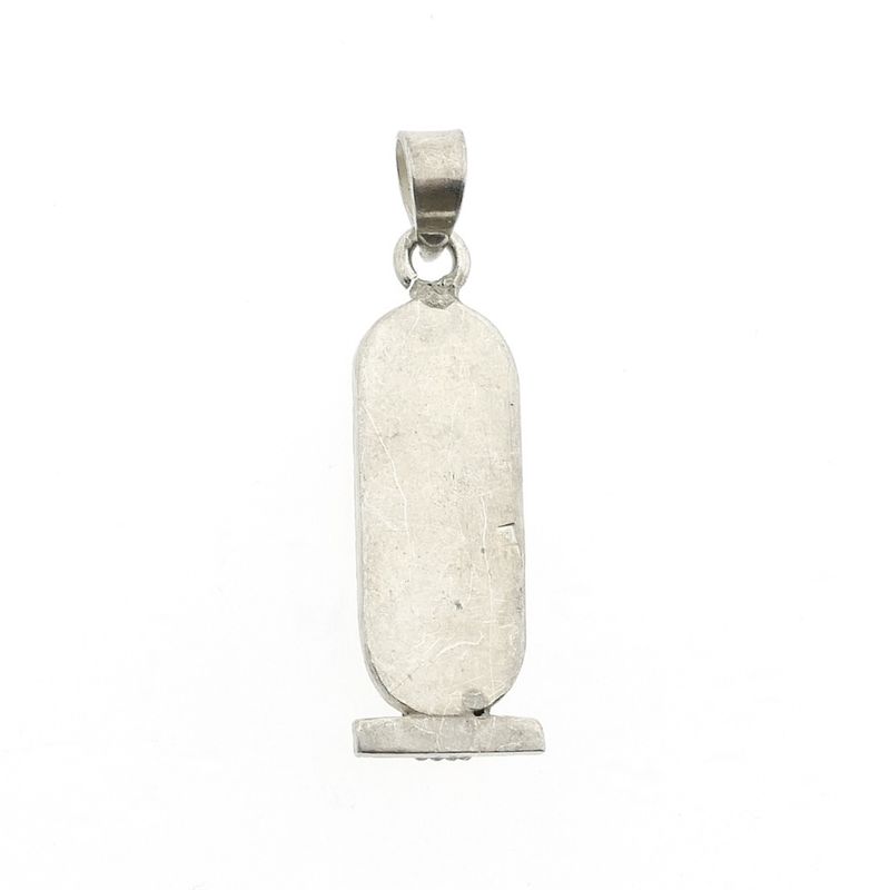 Image 3 of Silver pendant of an Egyptian cartouche