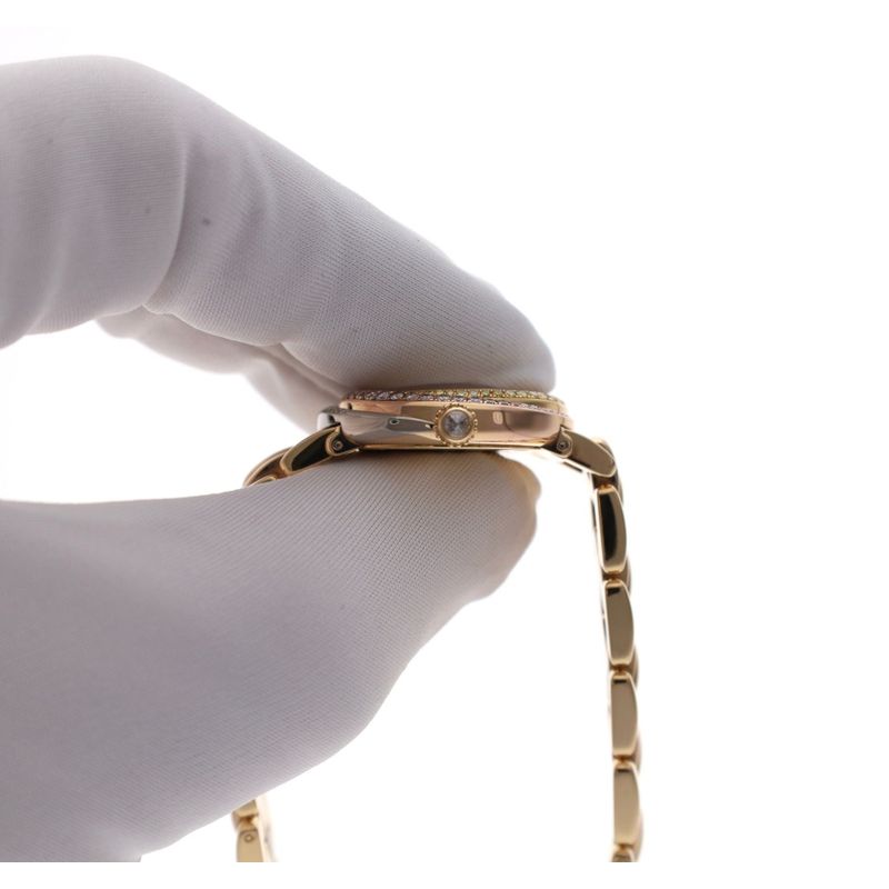 Image 14 of Cartier Trinity 2357 / WG2005S5; Exclusive 18ct Yellow Gold Ladies Watch with Diamonds