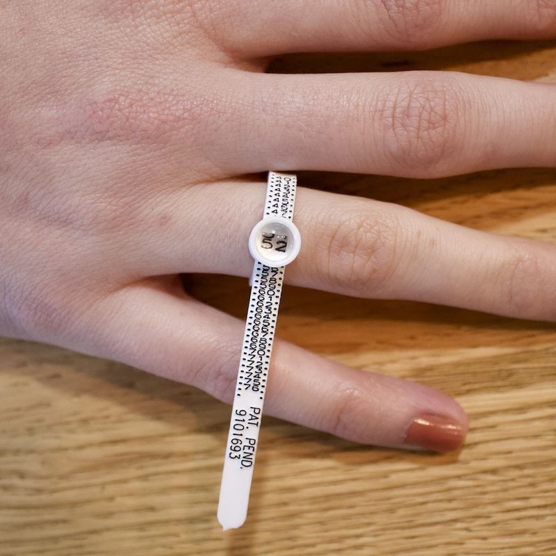 Image 7 of Ring size tool; Easily measure your ring size with this adjustable ring size tool.