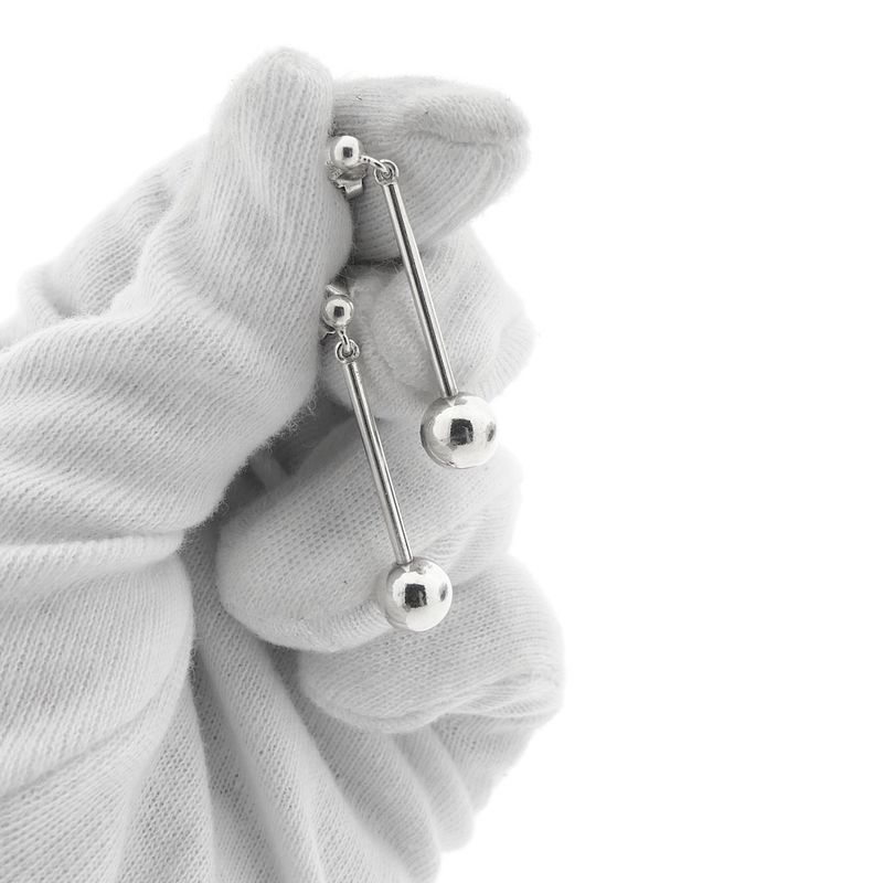 Image 6 of Silver earrings with pendants