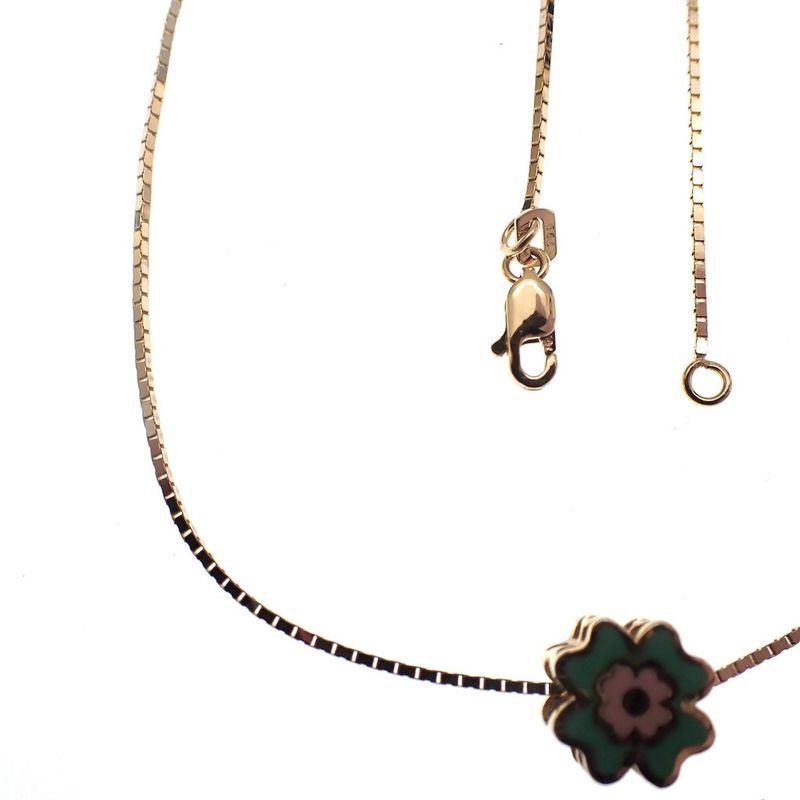 Image 3 of 18K Gold Necklace with Pendant | 42 cm