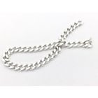 Image 3 of Silver bracelet; gourmet link | 21 cm