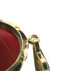 Image 8 of Vintage gold pendant with carnelian