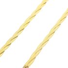 Image 7 of Gold braided fantasy link necklace