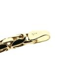 Afbeelding 6 van Gouden koningsschakel ketting met staafjes | 56 cm
