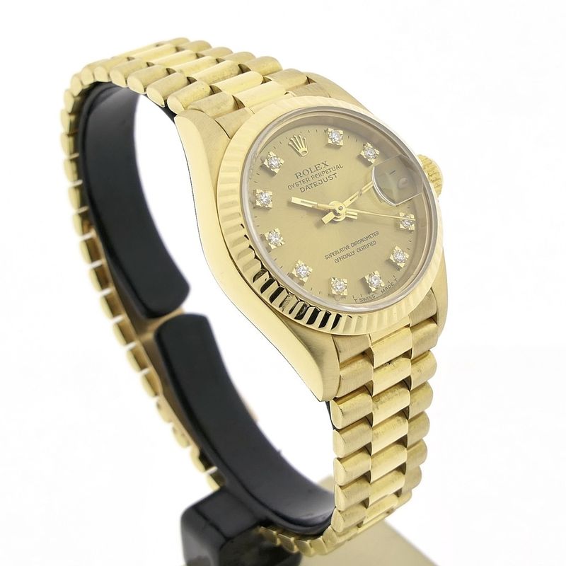 Image 3 of Rolex Datejust 26mm 18k Gold Women's Watch