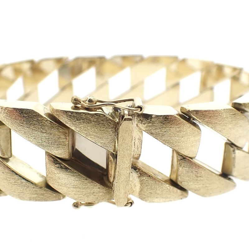 Image 3 of Exclusive gold gourmet link bracelet | 21 cm