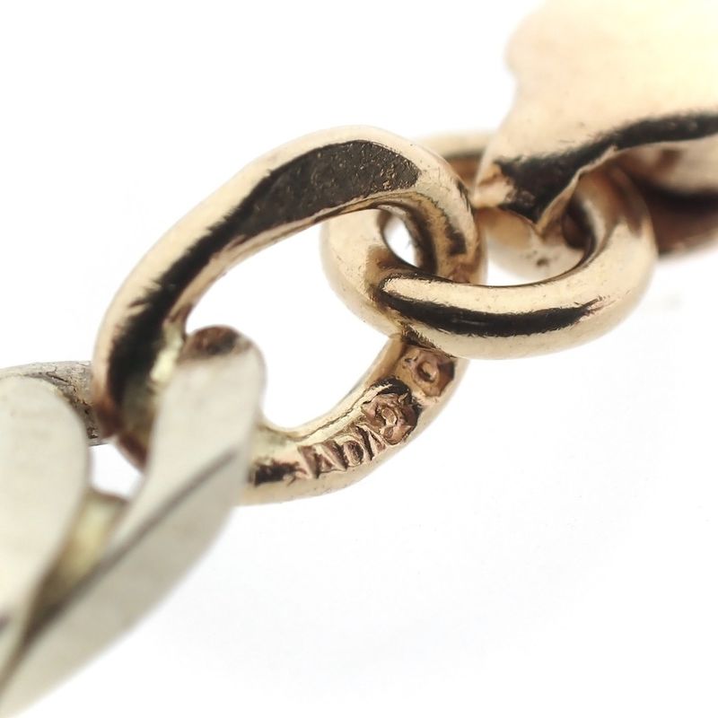 Image 5 of Tricolor gold men's necklace.