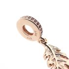 Image 6 of Pandora Moments dangle charm; Rose gold plated; Oak Leaf