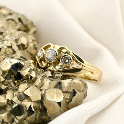 Image 2 of Gold Ring with Zirconia